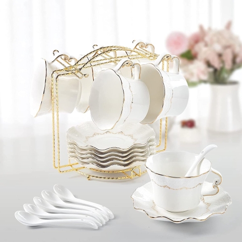mokkakopjes , Koffiekopjes , espressokopjes - kopjes - Cappuccino kopjes / SET  6