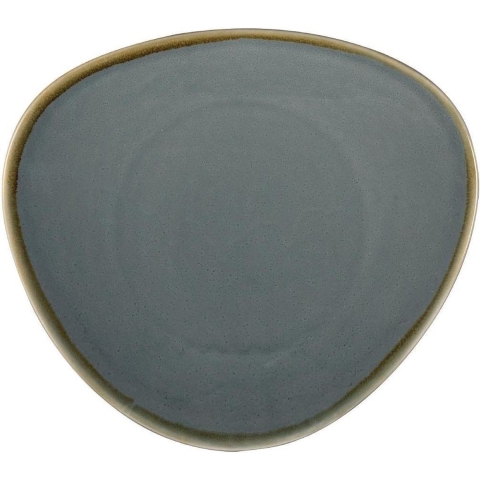 Olympia Kiln Bord Blauw Driehoekig Ø28cm ( Set van 4 )