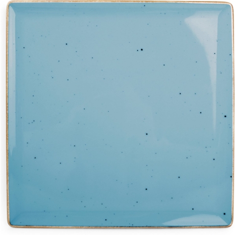 BonBistro Plat bord 25,5x25,5cm blauw Collect (Set van 6)