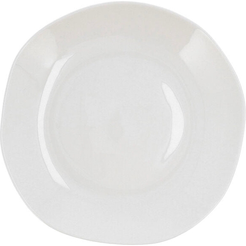 Diep bord Ariane Earth Keramisch Wit 23 cm (6 Stuks)