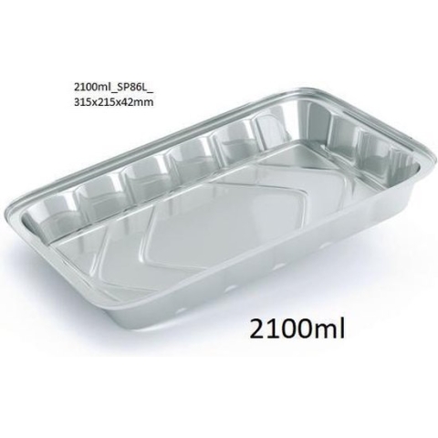 Davjon Aluminium Wegwerp Bak - 2100 ML - 10 Wegwerpbakjes