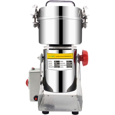BioloMix® Specerijenmolen Elektrisch - Kruidmolen Elektrische Graanmolen 700 gram - Spice Grinder 36000 rpm - Moutmolen RVS