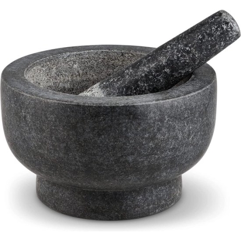 Cole & Mason Vijzel & Stamper - 20cm - Graniet