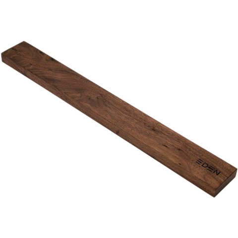 Eden messenmagneetstrip walnotenhout, 50 x 6 cm