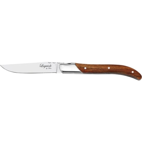 Steakmessen, Set van 6, Rozenhout/RVS, Bruin - In Luxe Giftbox - Laguiole by Haws