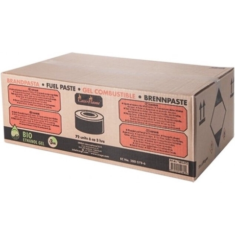 Brandpasta In Blik - 3 Uur Brandtijd - 72x 200 Gram - CaterFlame 685072