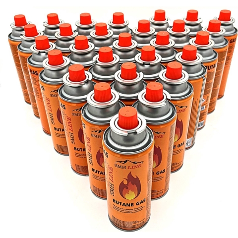 SMH LINE® Kookstel gasflessen - Butaan Gasflessen - 56x 227g - Gasbussen