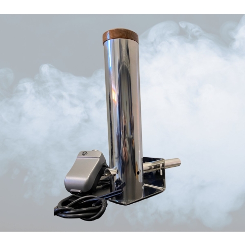 Koud rookgenerator 2,3L (cold smoke generator)+ rookmot +pomp koud rook generator voor rookkast voor het koud roken inclusief Butaan brander twv €19,95