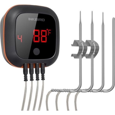 Inkbird IBT-4XS Bluetooth Thermometer - Keukenthermometer - Oplaadbare Accu