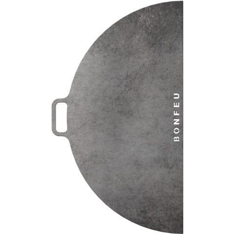 BonFeu 1/2 BonPlancha Vuurschaal Ø120 - Staal - Grillplaat - Plancha BBQ - Plancha grill - Vuurkorf - Vuurschaal 120 cm - Vuurschaal BBQ - Plancha voor Vuurschaal Ø120 cm - 120x120x1.6 cm