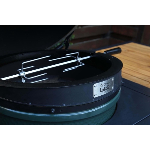 Letzq Draaispit Rotisserie Kamado 24" roostermaat - XLarge