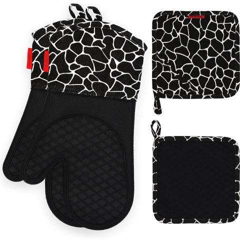Luxe ovenwanten set – Keukenhulp  Keuken Textiel – Oven Accessiores – Oven Gloves