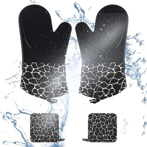 Luxe ovenwanten set – Keukenhulp  Keuken Textiel – Oven Accessiores – Oven Gloves
