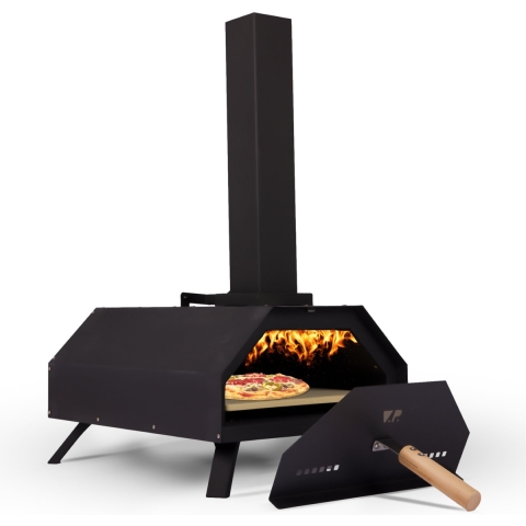 V.P. Pizza Pellet Oven - Houtgestookte Pizza Oven - Pizza Bbq - Pizzaoven - Voor Buiten - Steenoven