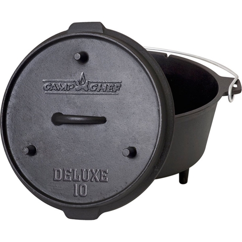 Camp Chef Dutch Oven Deluxe 10 inch - Gietijzeren Pan 25cm