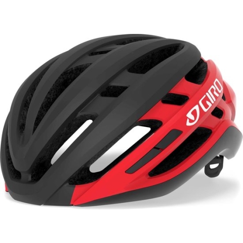 Giro Agilis - Fietshelm - Heren Black / Bright Red 55-59 cm