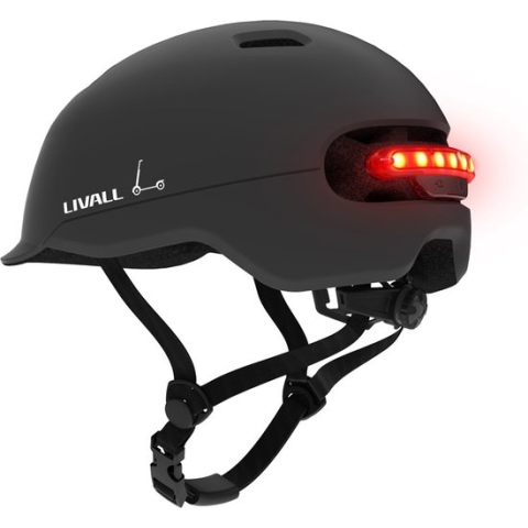 Livall C20 Black Large - (Smart) fietshelm - SOS funtie - Smart verlichting - Remlicht