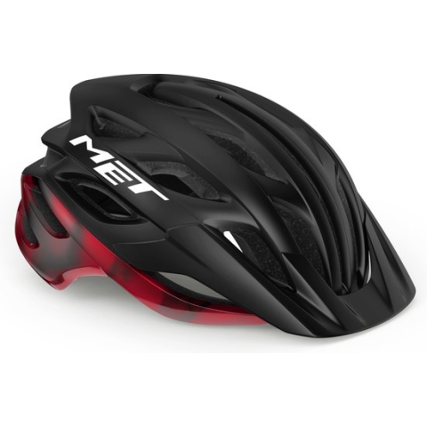 MET Veleno MIPS Fietshelm - Maat L - Black Red Matt Glossy