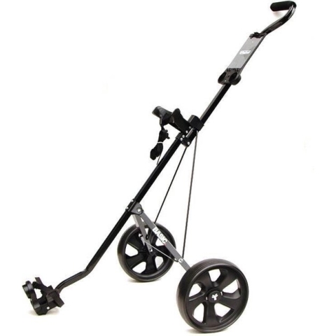 FastFold Basic Aluminium 2-wiels Golftrolley - Zwart