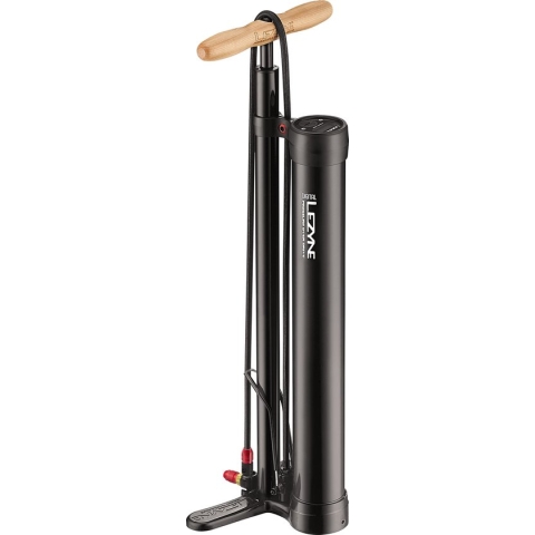 Lezyne Digital Pressure Over Drive – Vloerpomp – Inclusief digitale drukmeter – Fietsaccessoires - Zwart