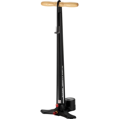 Lezyne Sport Digital Drive Y11 - Hogedruk Vloerpomp - Fietspomp - ABS-1 Pro - Tot 15 bar - Presta en Schrader ventielen - Staal - Zwart