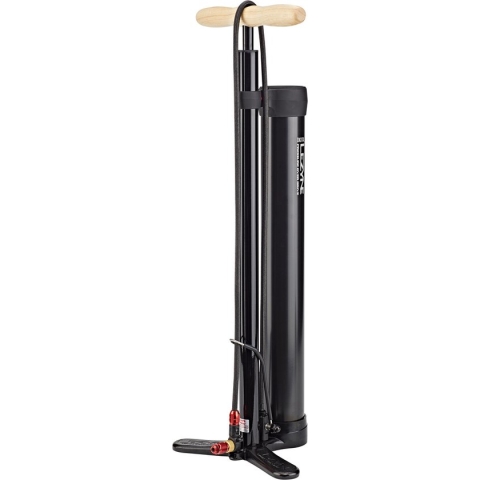 Lezyne Pressure Over Drive Y11 - Fietspomp - Vloerpomp - Analoge drukmeter - Tot 15 bar - Presta en Schrader ventielen - Aluminium - Zwart