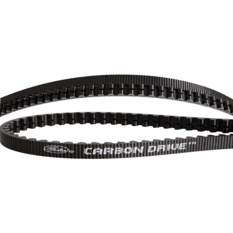 Gates CDX tandriem Carbon Drive 128T zwart