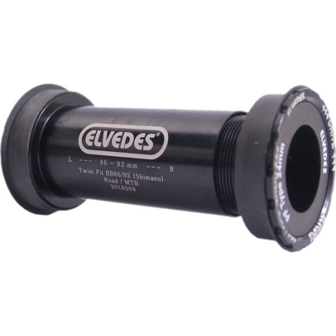 Elvedes Twistfit Bb36/92 Shimano Trapas Zwart 86/92 mm