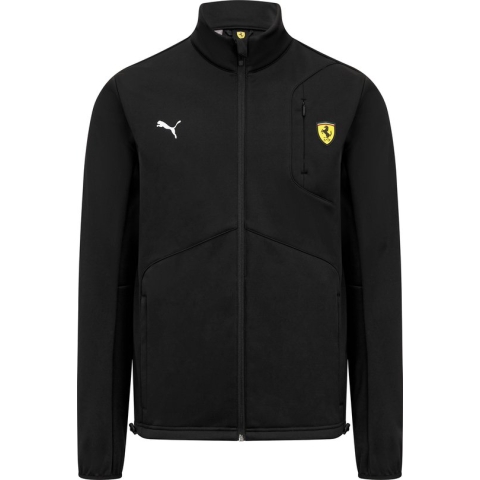 Ferrari Classic Softshell zwart 2023 XL - Teamline - Charles Leclerc - Carlos Sainz - Scuderia Ferrari