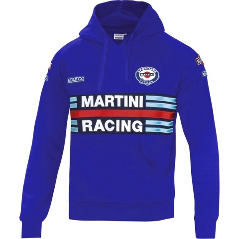 Sparco Martini Racing Hoodie - L - Lichtblauw