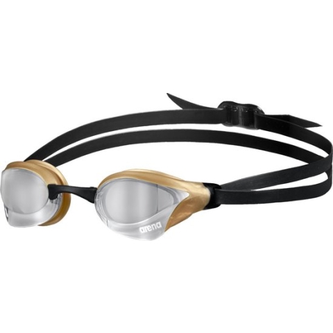 Arena Cobra Core Swipe Mirror Zwembril - Goud / Zilver | Maat: UNI