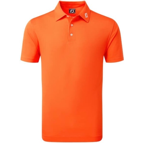 Footjoy Stretch Pique Heren Polo Shirt Oranje Heren Maat XL