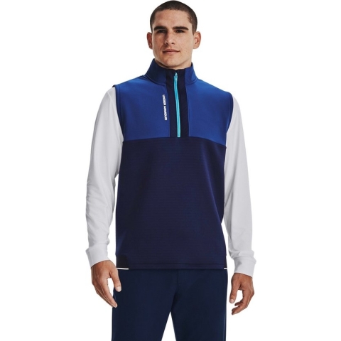 UA Storm Daytona Vest-Blue Mirage / Midnight Navy / Reflective