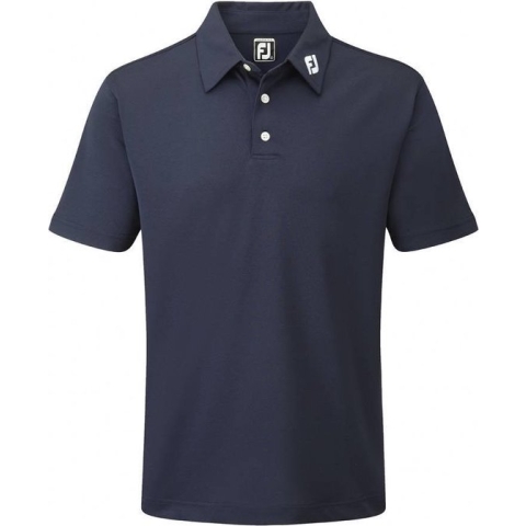 Stretch Pique Polo shirt - Navy