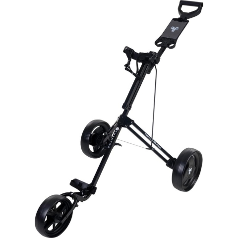FastFold Future 2 Junior Golftrolley - 3-Wiels Zwart