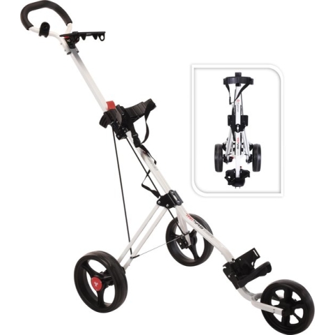 FastFold TriMaster Golftrolley - Wit