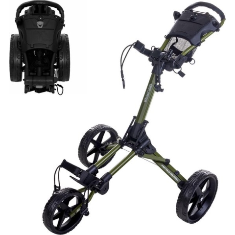 FastFold Square Golftrolley - Groen Zwart