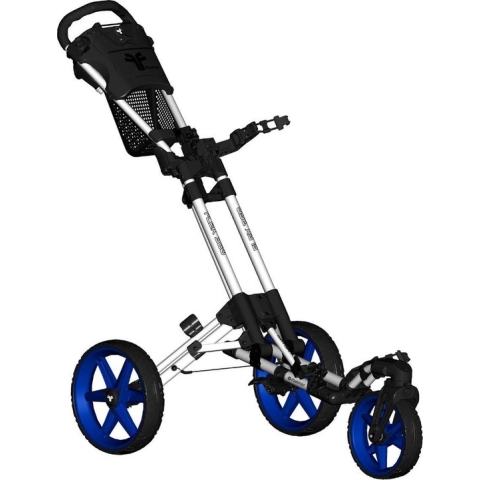 FastFold Flex 360 Golftrolley - Wit Blauw
