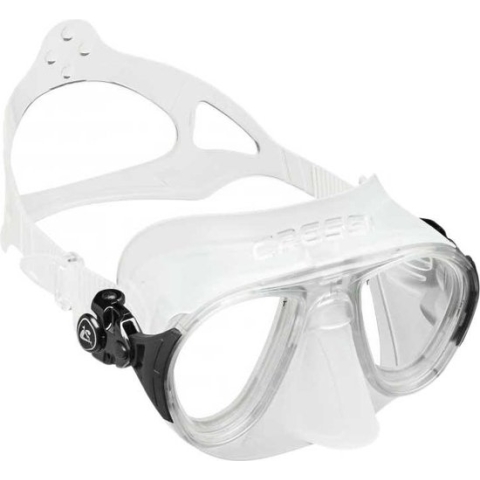 Cressi Calibro Duikmasker Transparant,Zwart