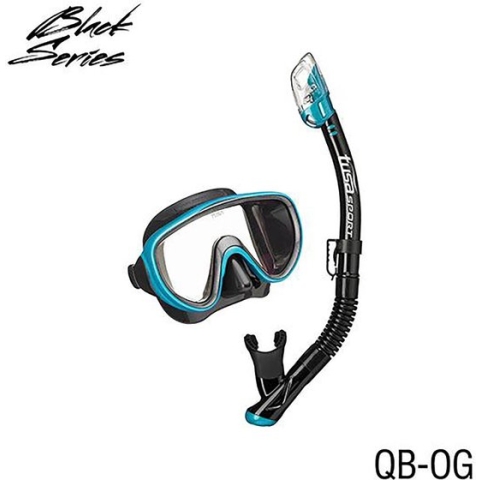 TUSA SPORT Serene snorkelset - zwart/groen