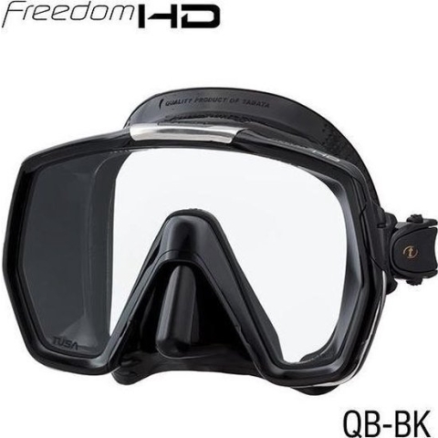 TUSA Snorkelmasker Duikbril Freedom HD M1001QB -BK - zwart/zwart