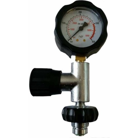 Druktest Manometer voor duik- of schietsport cylinder