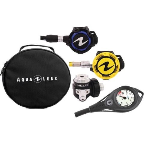 Aqualung Helix pack + Octopus + Tas