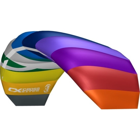 CrossKites Air 2.1 (2 lijns + straps) Rainbow
