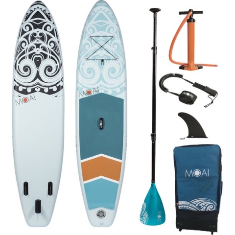 MOAI 11' - Opblaasbare supboard - 15PSI - Allround - Beginners - Suppen - lengte 355cm - compleet pakket