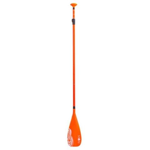 MOAI fiberglass oranje 3-delige SUP Peddel 175-215cm