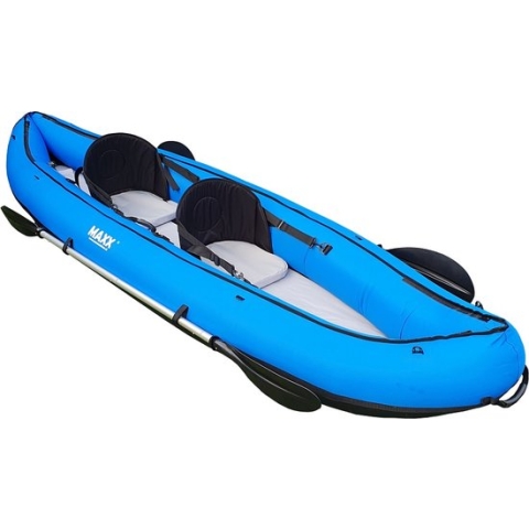 Maxxoutdoor Kajak Opblaasbaar 2 Personen - Kano - Blauw