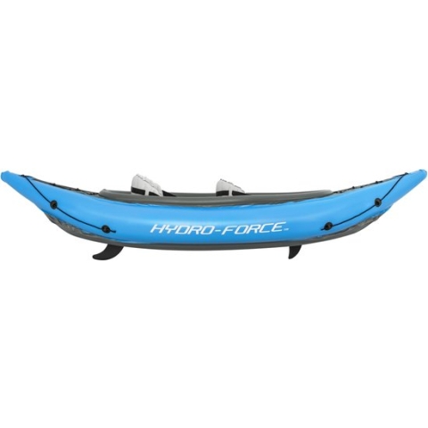 Bestway - Opblaasbare Kayak - Hydro-Force Cove Champion X2 - 2 Persoons - Inclusief Peddels, Stoelen, Handpomp en Vinnen