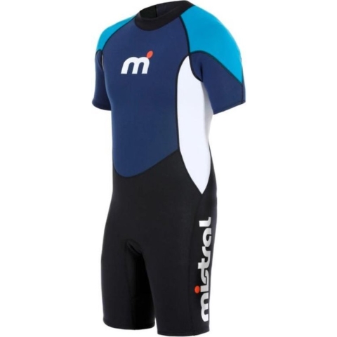 Mistral Zephyr Shorty | Heren Wetsuit | 2mm Neopreen | Zwart