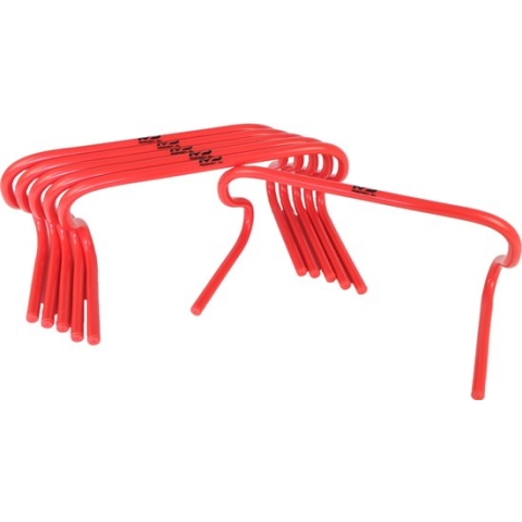 MDsport - Snelheidshordes - Horden - 24 cm - Set van 6 - Rood